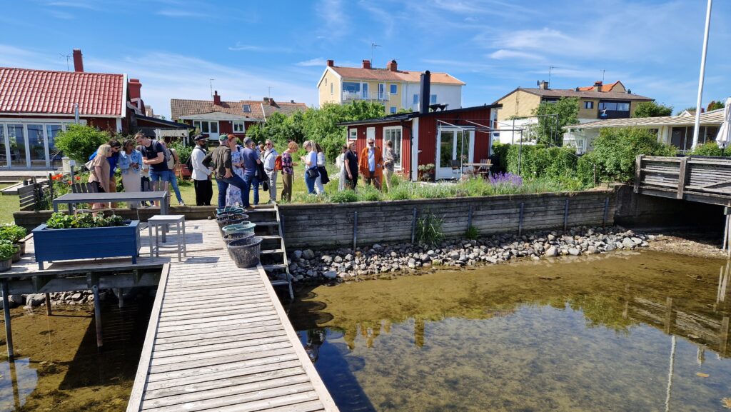 Deltagare vid studiebesök på Ängö, Kalmar