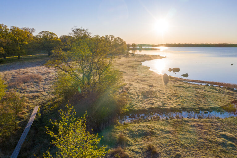Drönarbild över Tromtö, Blekinge skärgård